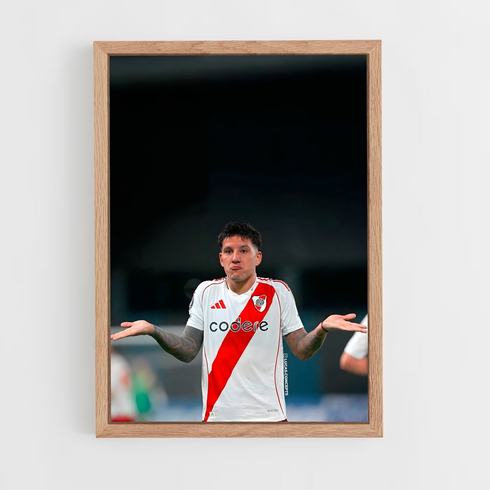 ap-club atletico river plate-4 cadre Bois clair