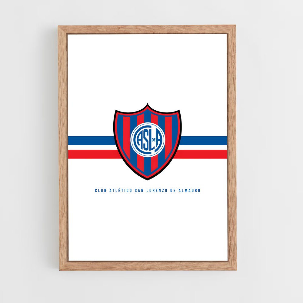 ap-club atletico san lorenzo-9 cadre Bois clair