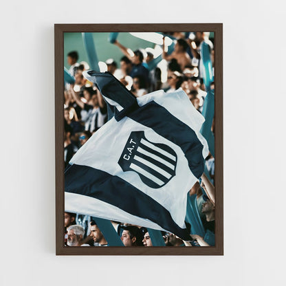 ap-club atletico talleres-11 cadre Bois foncé