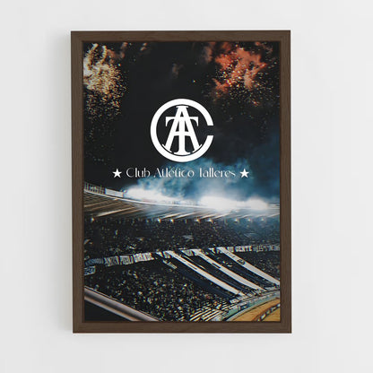 ap-club atletico talleres-2 cadre Bois foncé