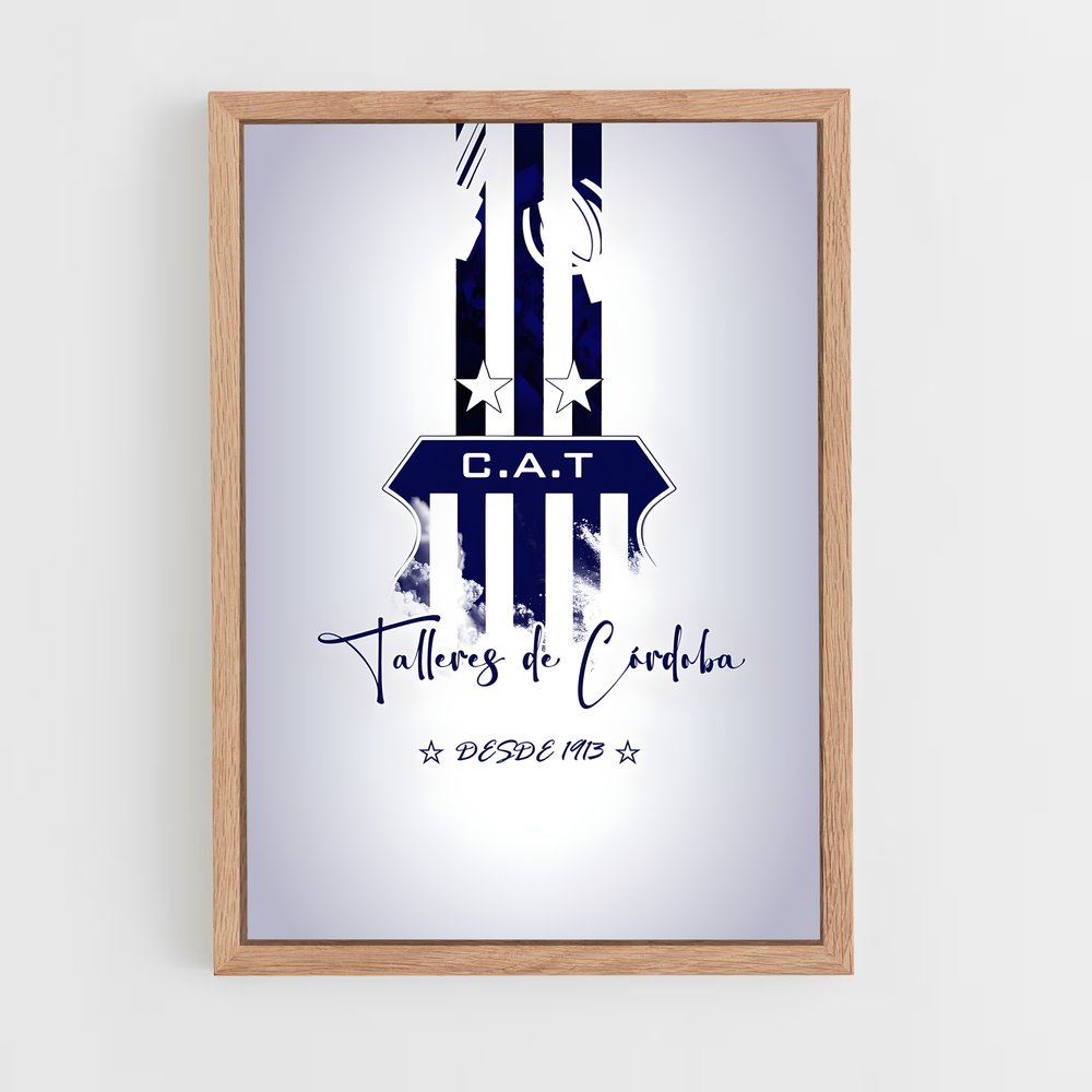 ap-club atletico talleres-5 cadre Bois clair