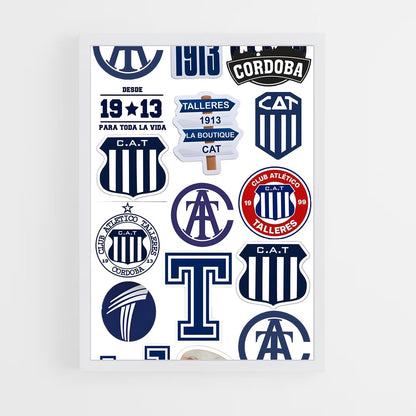 ap-club atletico talleres-7 cadre Blanc