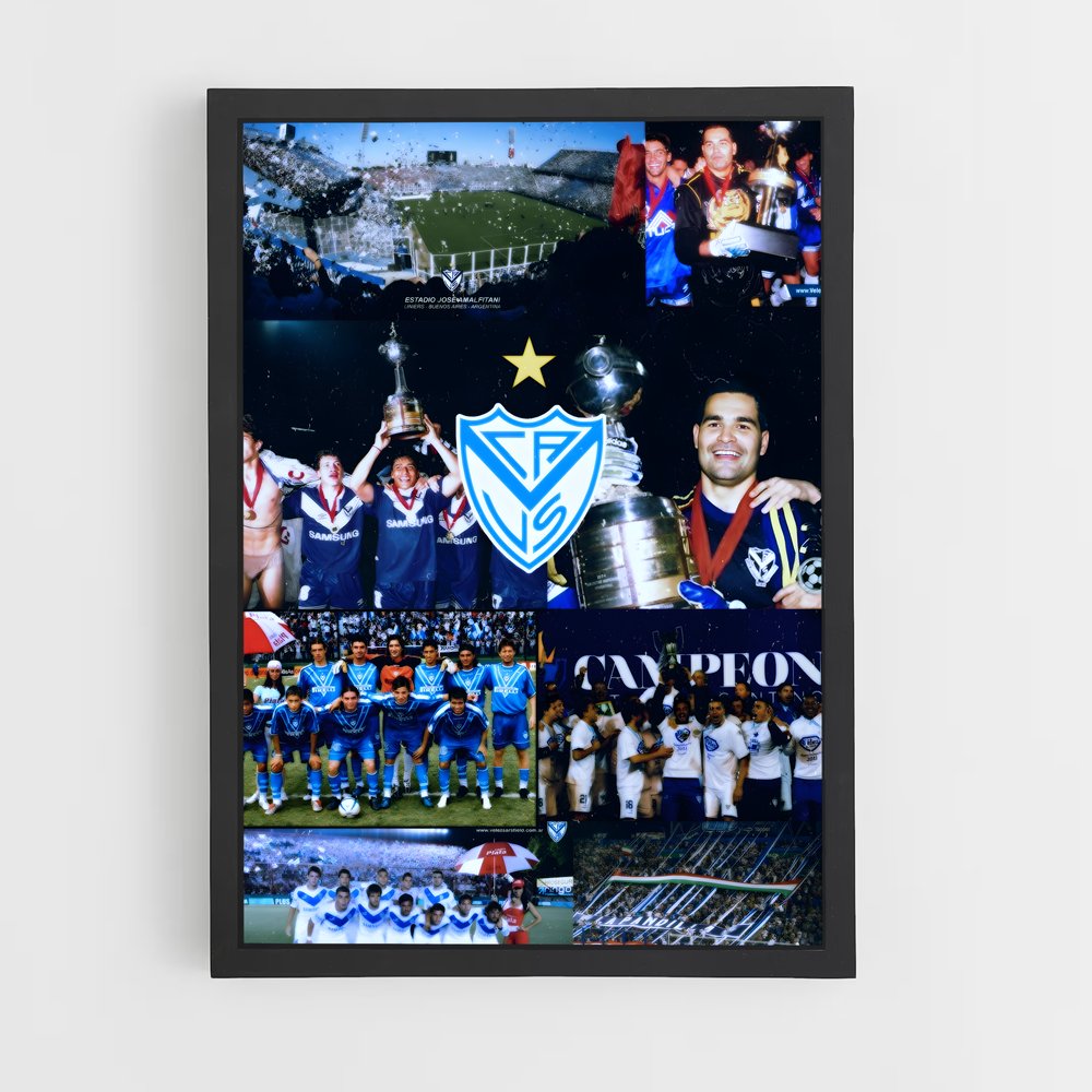 ap-club atletico velez sarsfield-4 cadre Noir