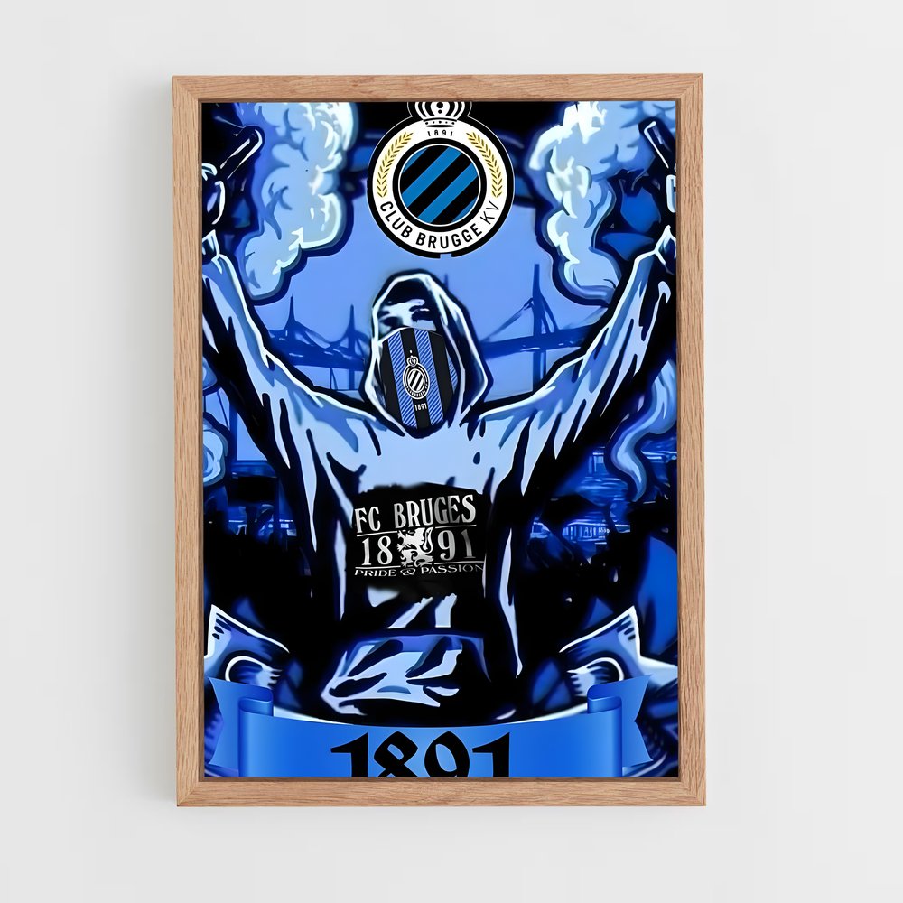 ap-club brugge kv-4 cadre Bois clair
