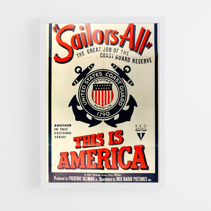 ap-coast guard-3 cadre Blanc