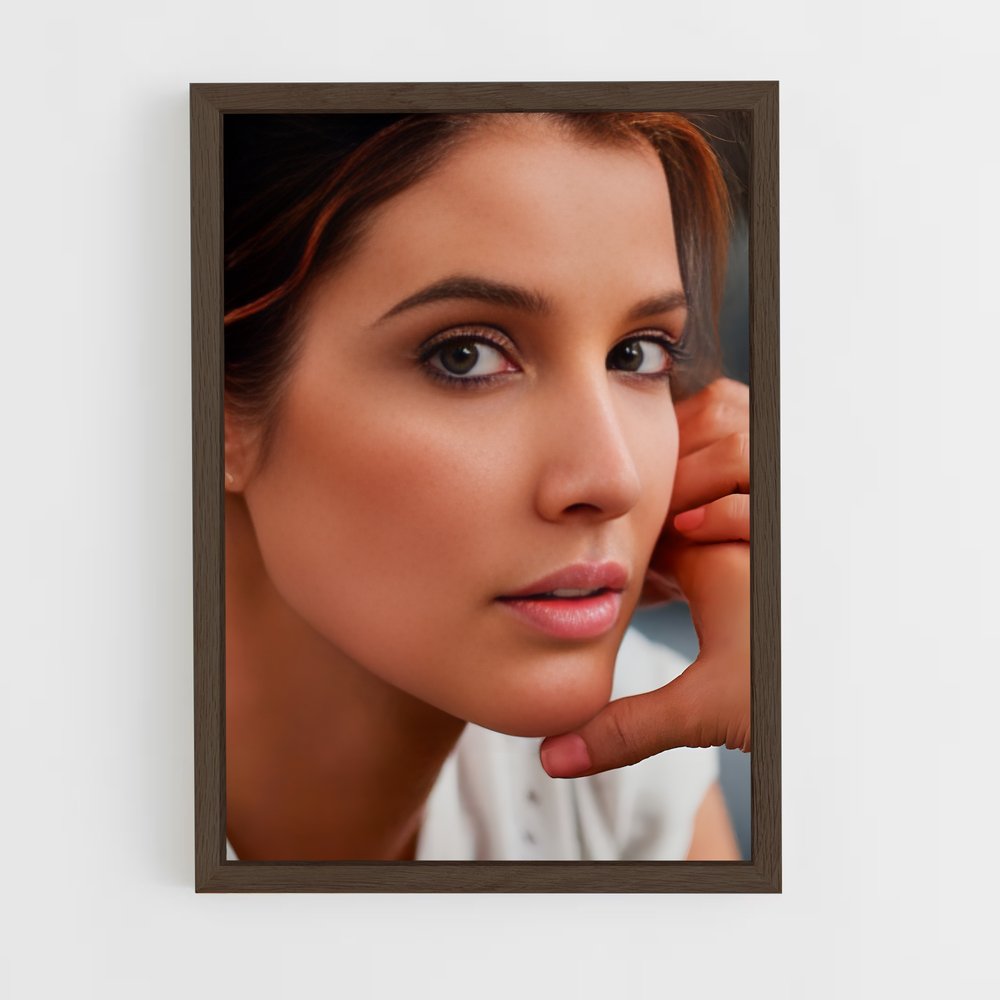 ap-cobie smulders-10 cadre Bois foncé
