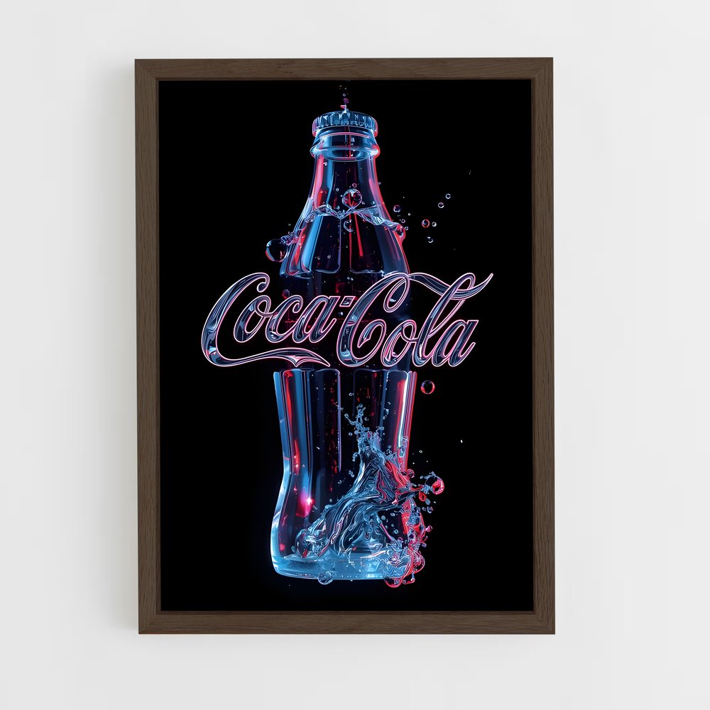 ap-coca cola-1 cadre Bois foncé