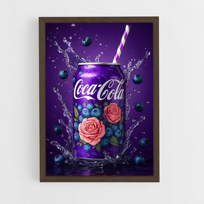 ap-coca cola-6 cadre Bois foncé