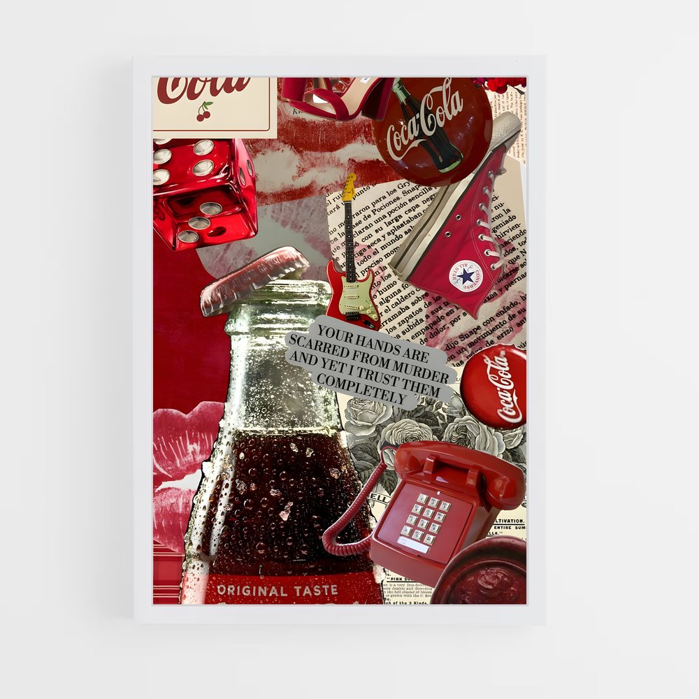 ap-coca cola-7 cadre Blanc