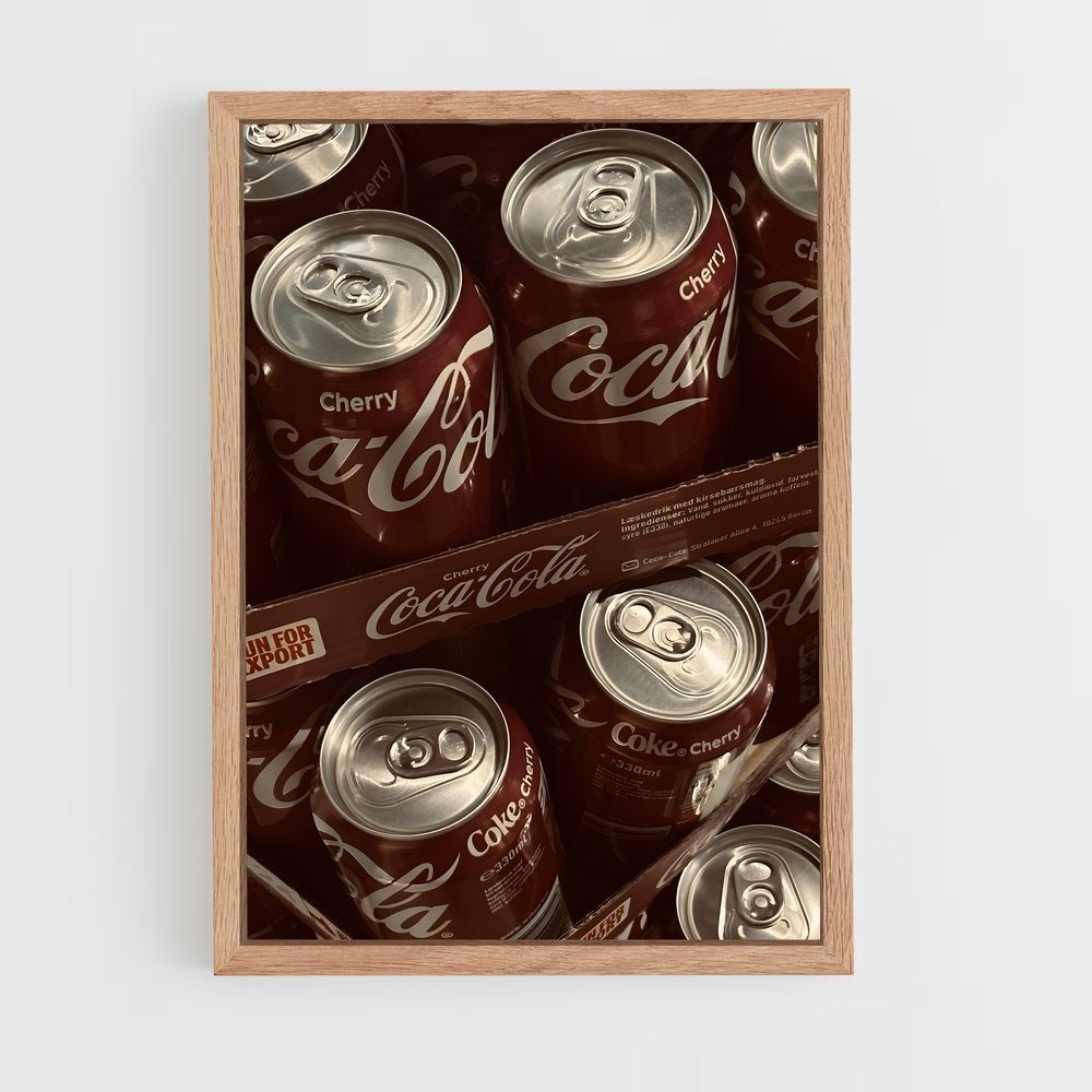 ap-coca cola-8 cadre Bois clair