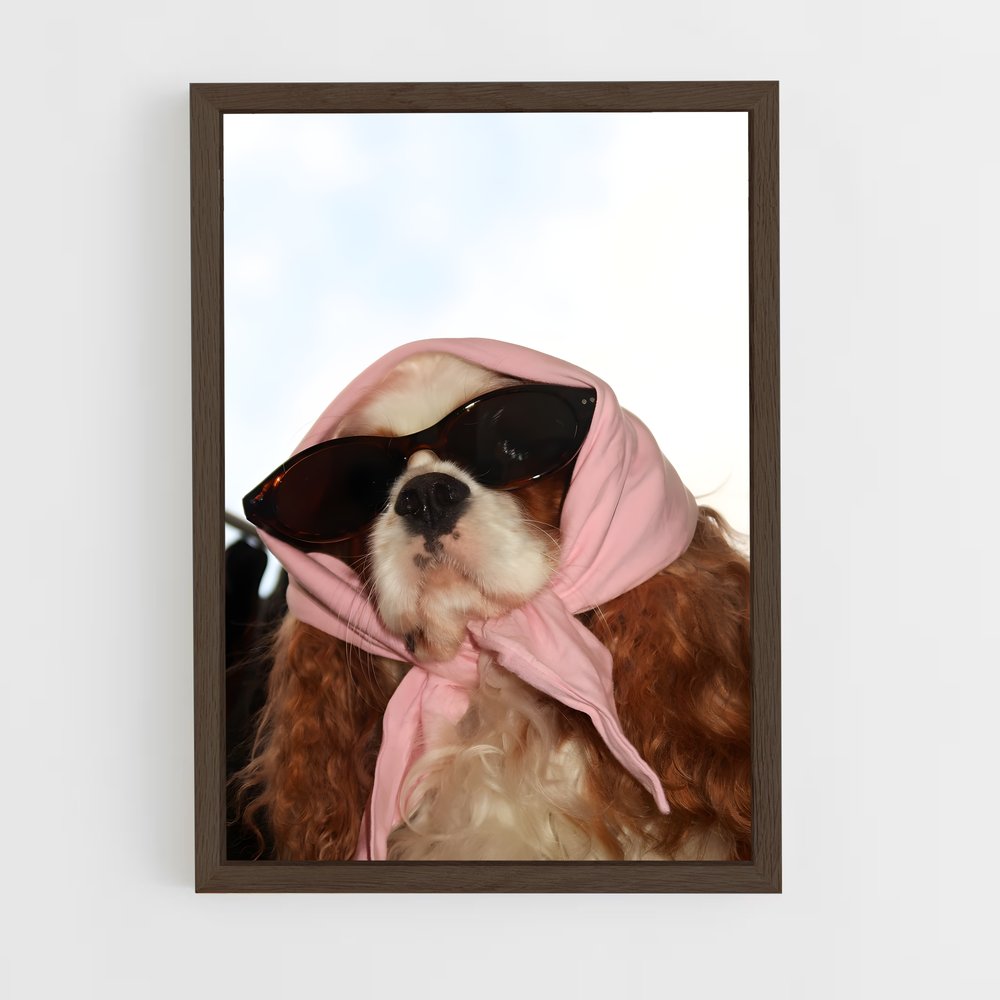 ap-cocker spaniel-2 cadre Bois foncé