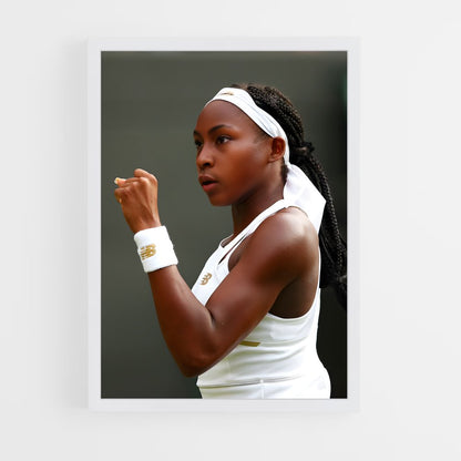 ap-coco gauff-3 cadre Blanc