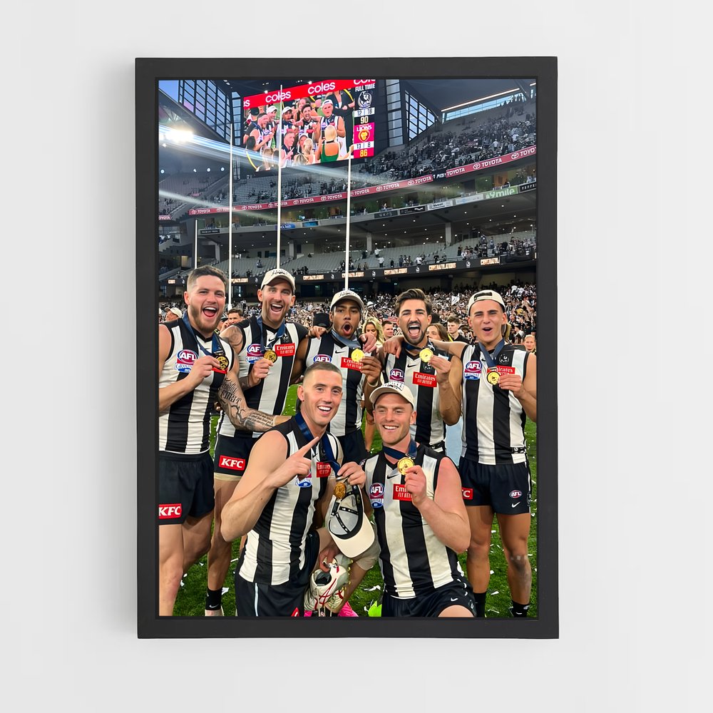 ap-collingwood magpies-2 cadre Noir