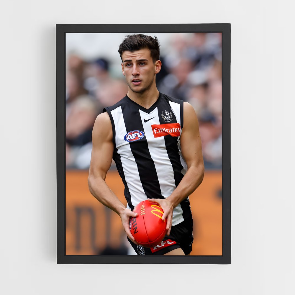 ap-collingwood magpies-4 cadre Noir