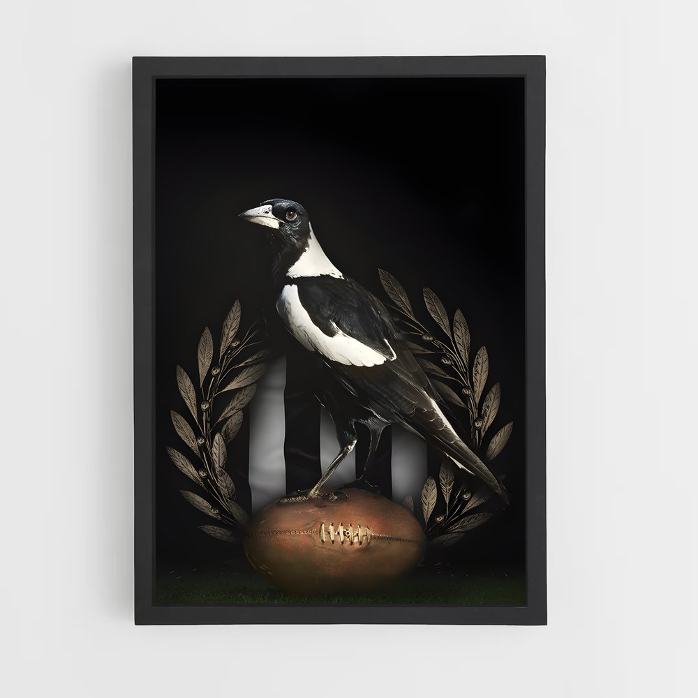 ap-collingwood magpies-5 cadre Noir