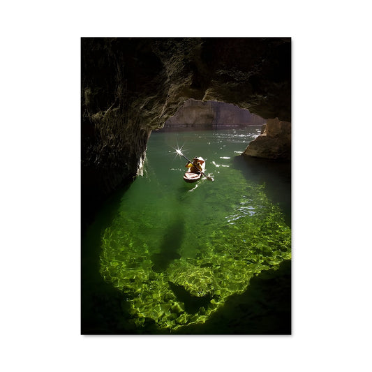 Poster Nage dans la Grotte