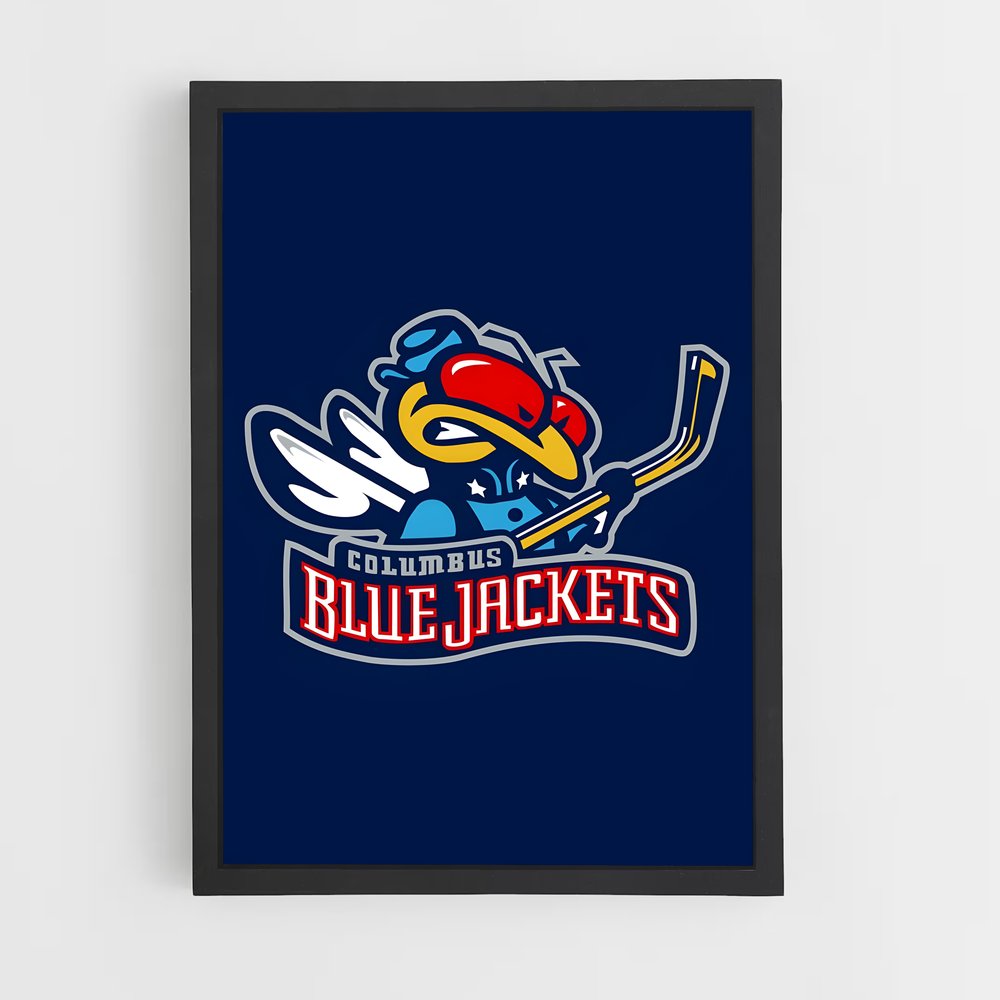 ap-columbus blue jackets-6 cadre Noir
