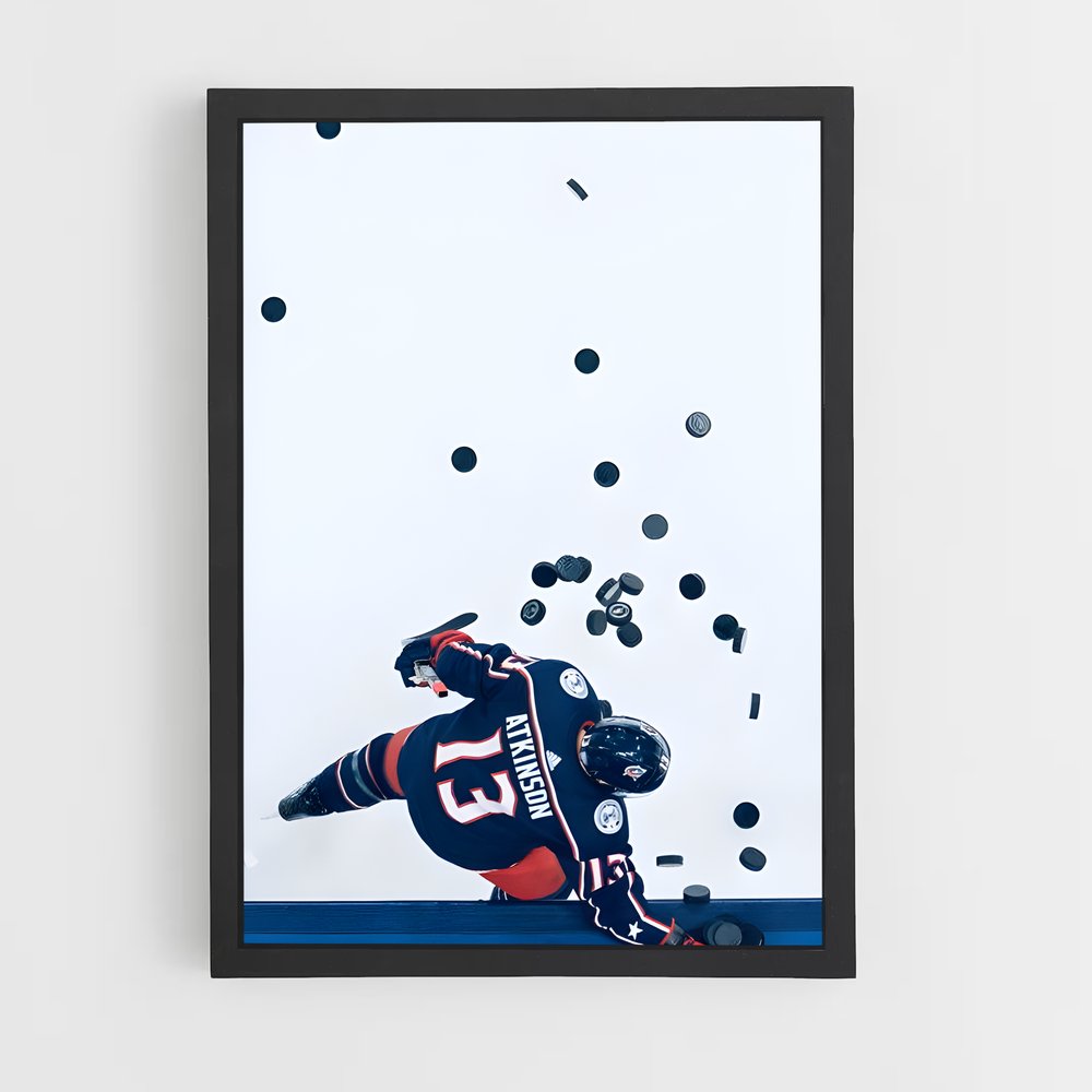 ap-columbus blue jackets-9 cadre Noir