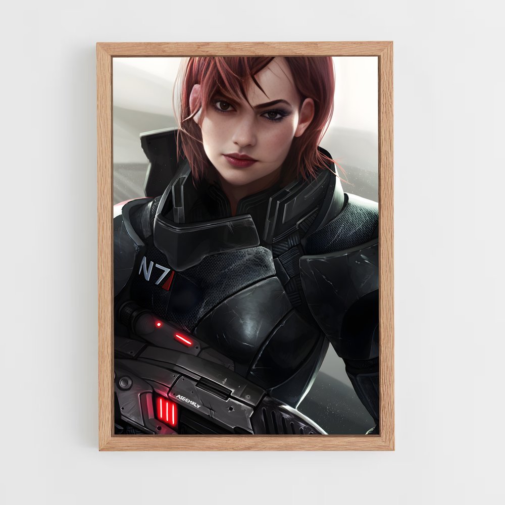 ap-commander shepard-1 cadre Bois clair