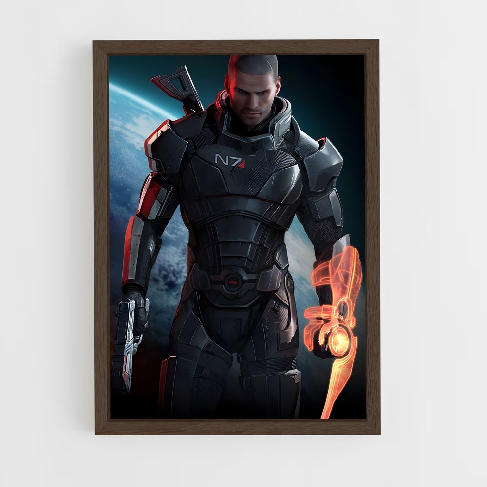 ap-commander shepard-2 cadre Bois foncé