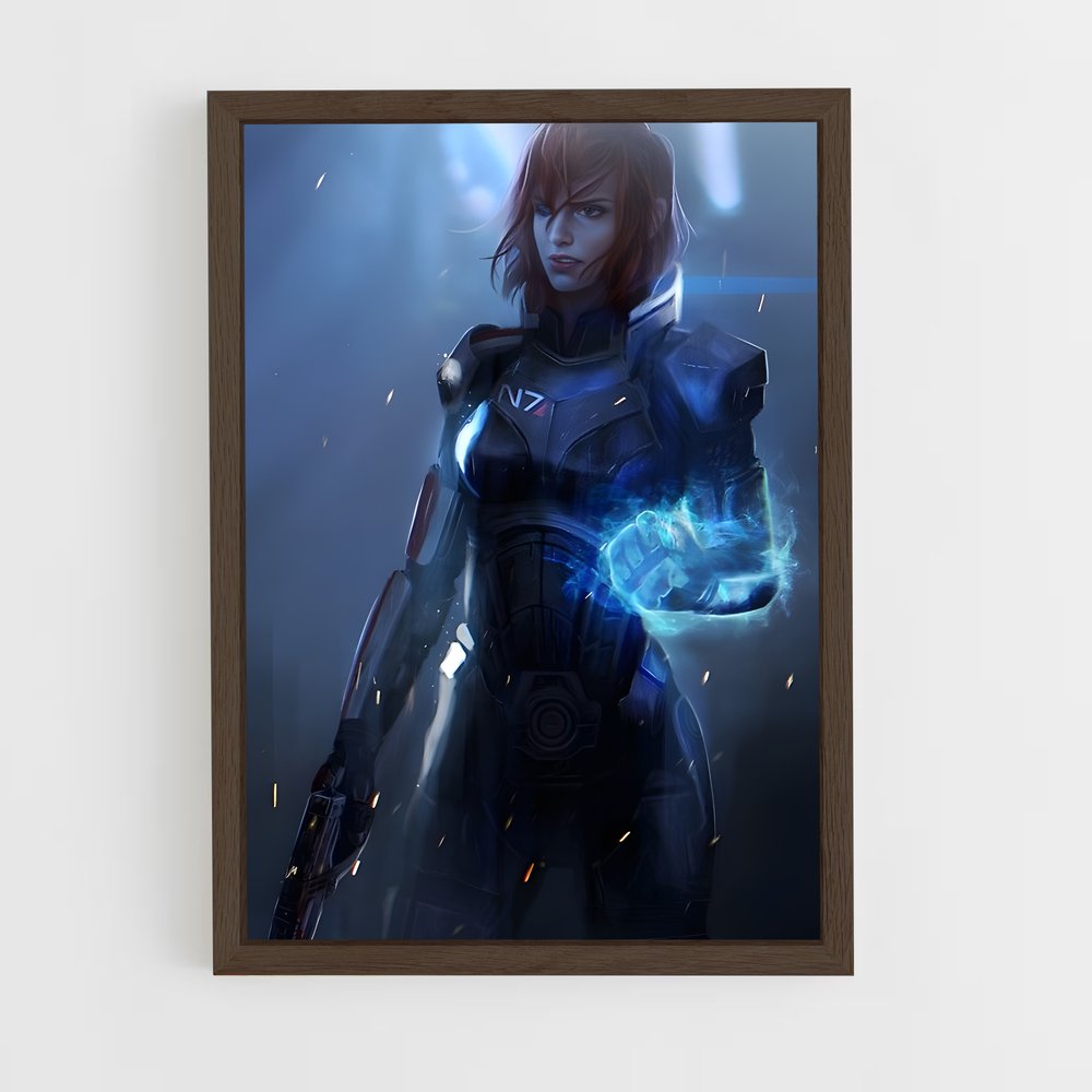 ap-commander shepard-3 cadre Bois foncé