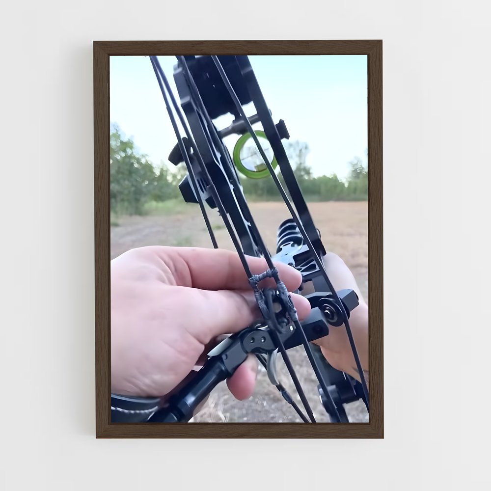 ap-compound bow vs recurve-2 cadre Bois foncé