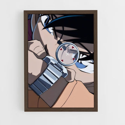 ap-conan edogawa-2 cadre Bois foncé