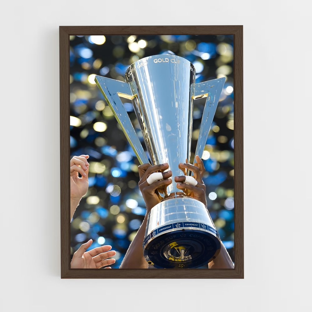 ap-concacaf gold cup-1 cadre Bois foncé