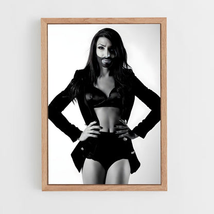 ap-conchita wurst-11 cadre Bois clair