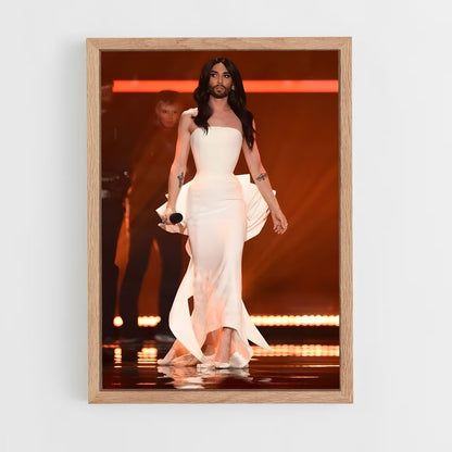 ap-conchita wurst-2 cadre Bois clair
