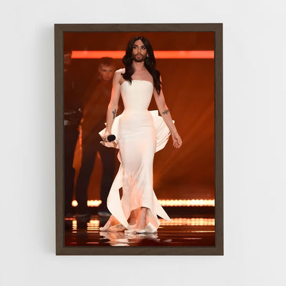 ap-conchita wurst-2 cadre Bois foncé