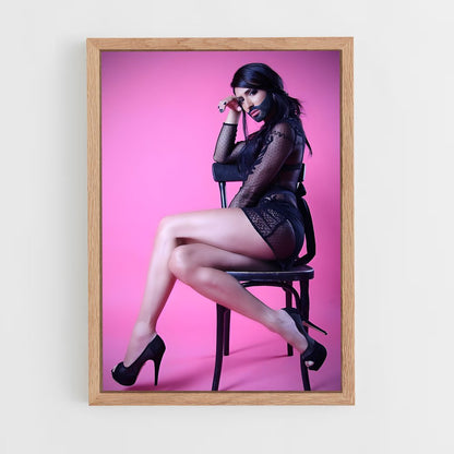ap-conchita wurst-3 cadre Bois clair