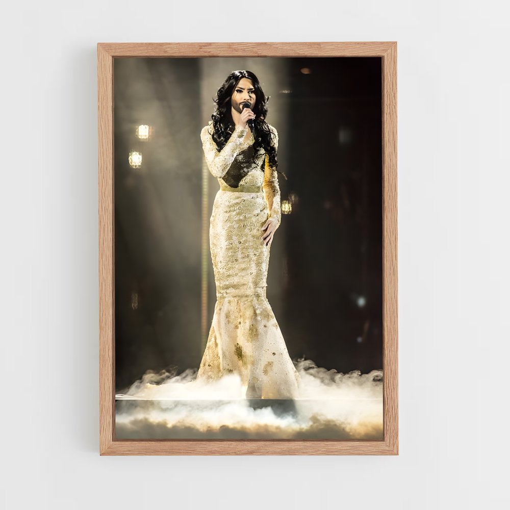 ap-conchita wurst-5 cadre Bois clair
