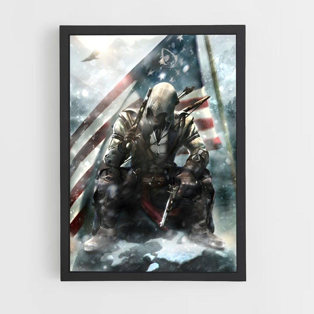 ap-connor kenway-1 cadre Noir