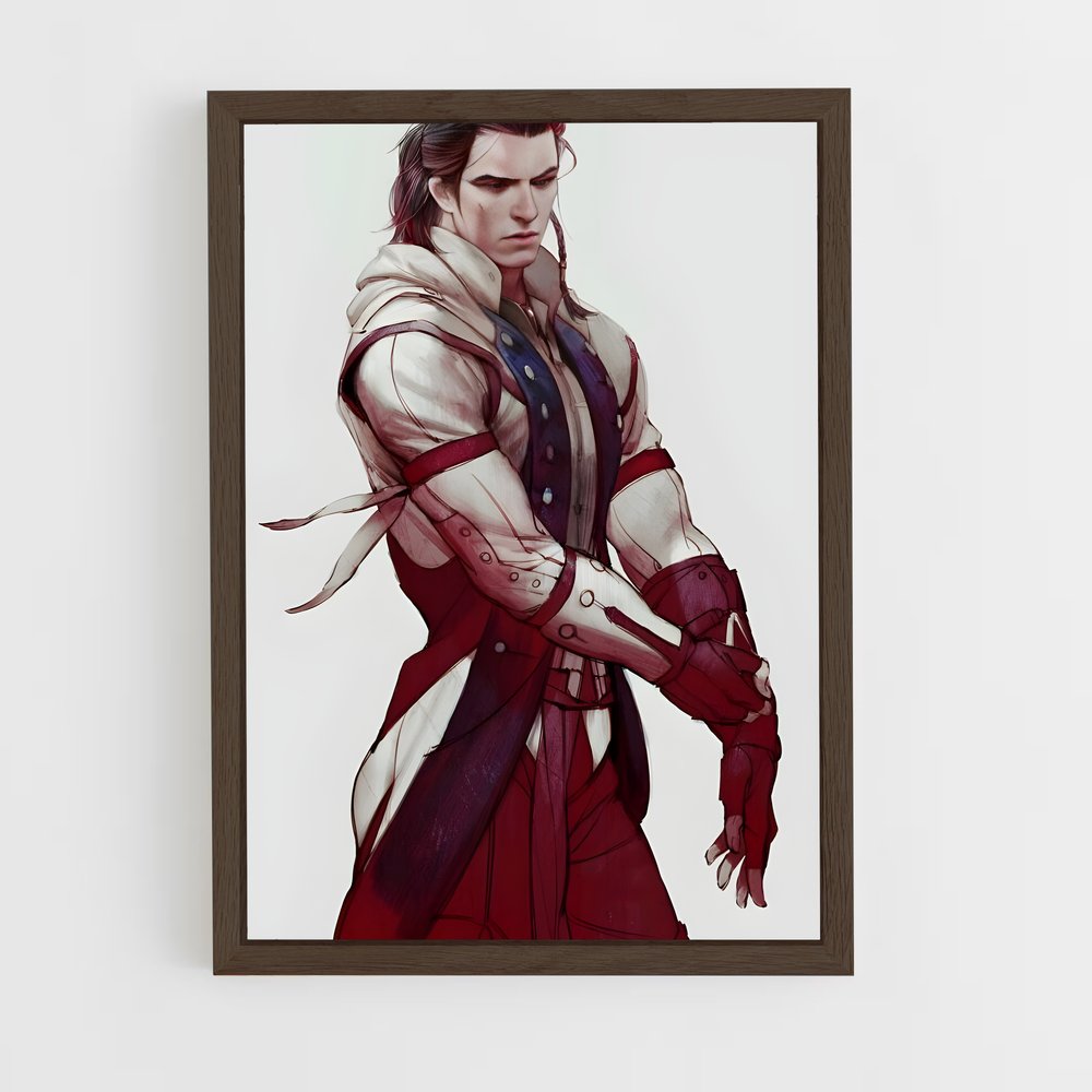 ap-connor kenway-4 cadre Bois foncé
