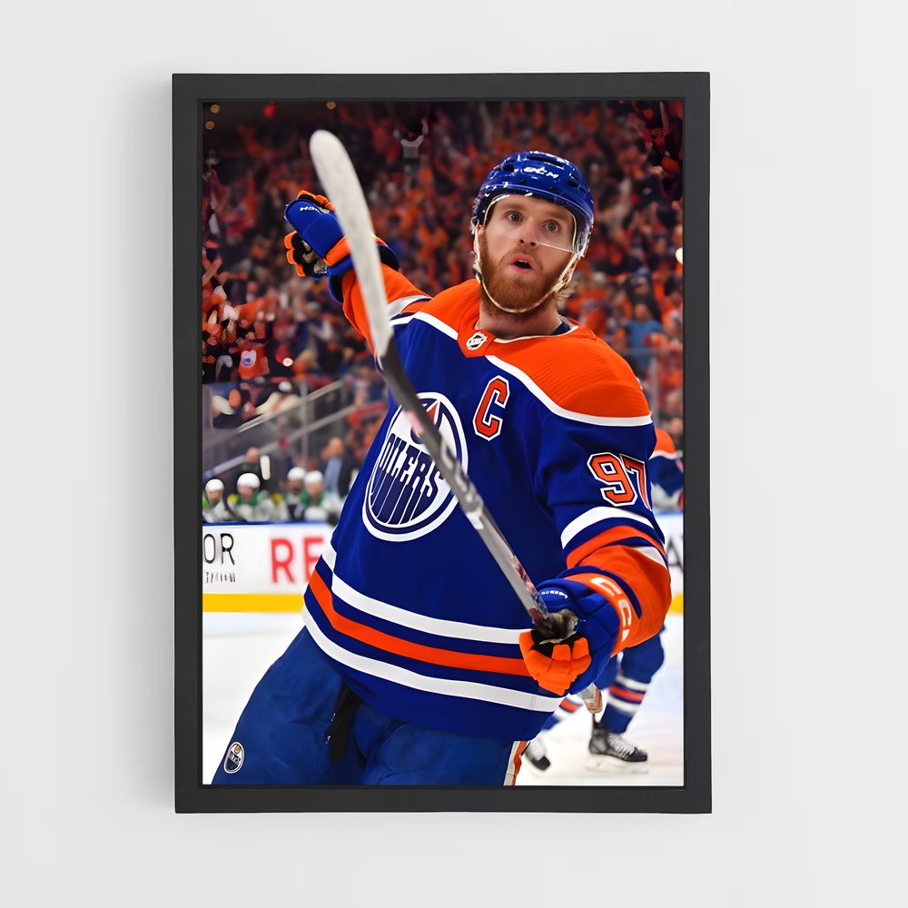 ap-connor mcdavid-3 cadre Noir