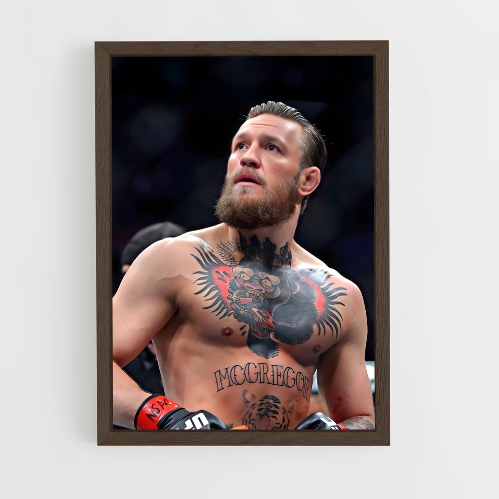 ap-conor mcgregor-7 cadre Bois foncé