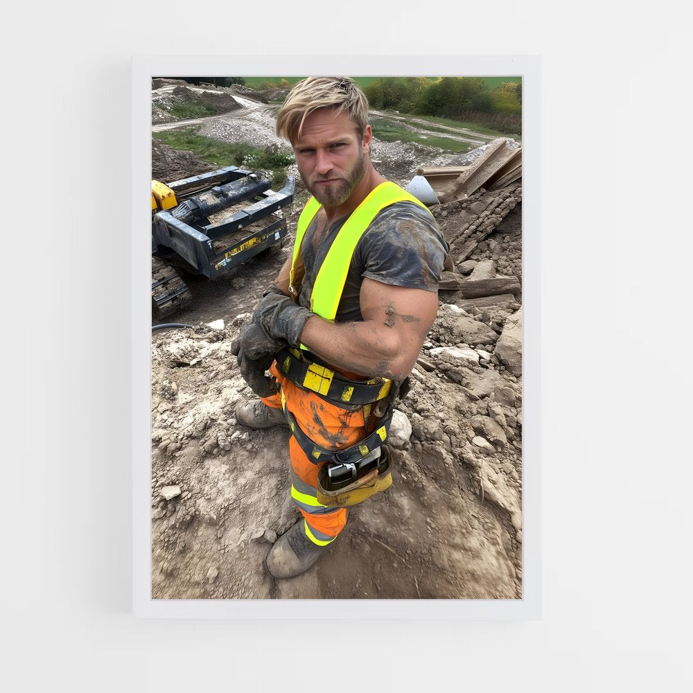 ap-construction worker-2 cadre Blanc
