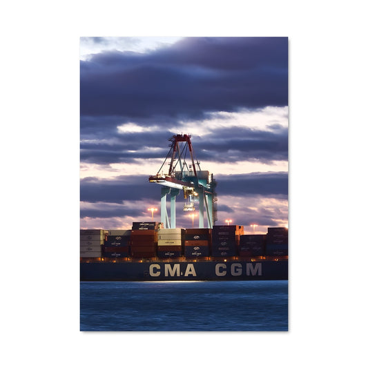 Poster Navigateur au Crépuscule