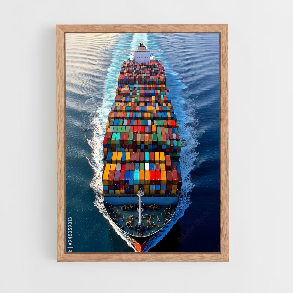 ap-container ships-1 cadre Bois clair