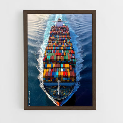 ap-container ships-1 cadre Bois foncé