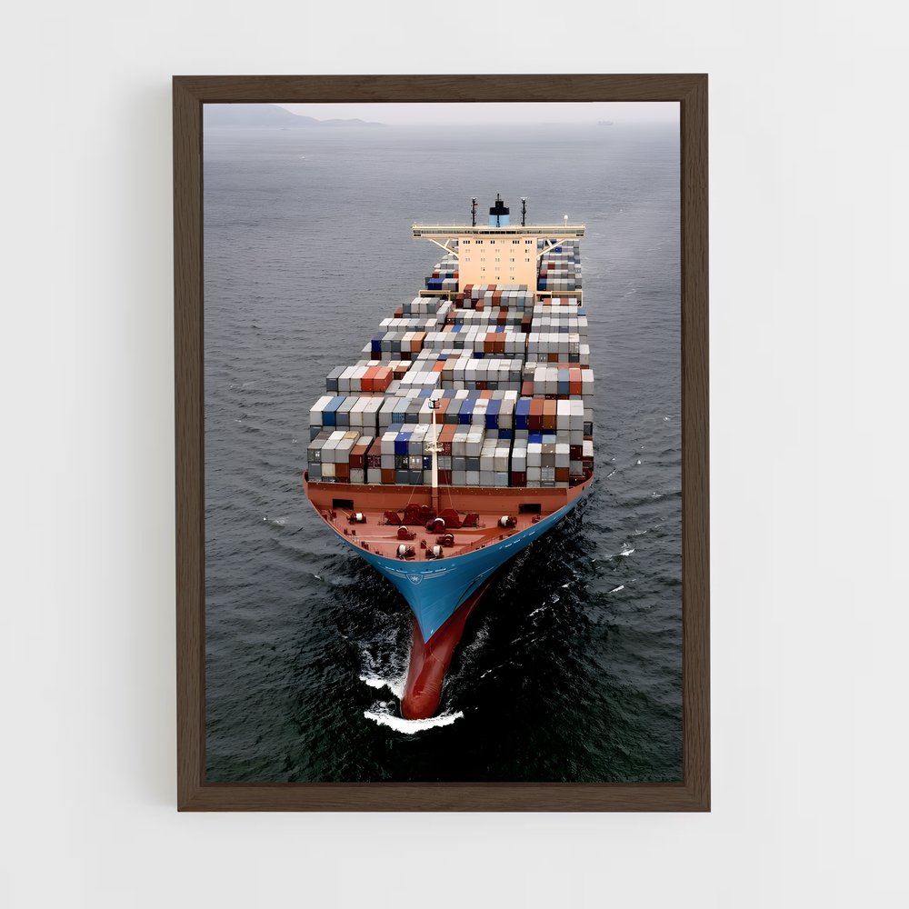 ap-container ships-11 cadre Bois foncé