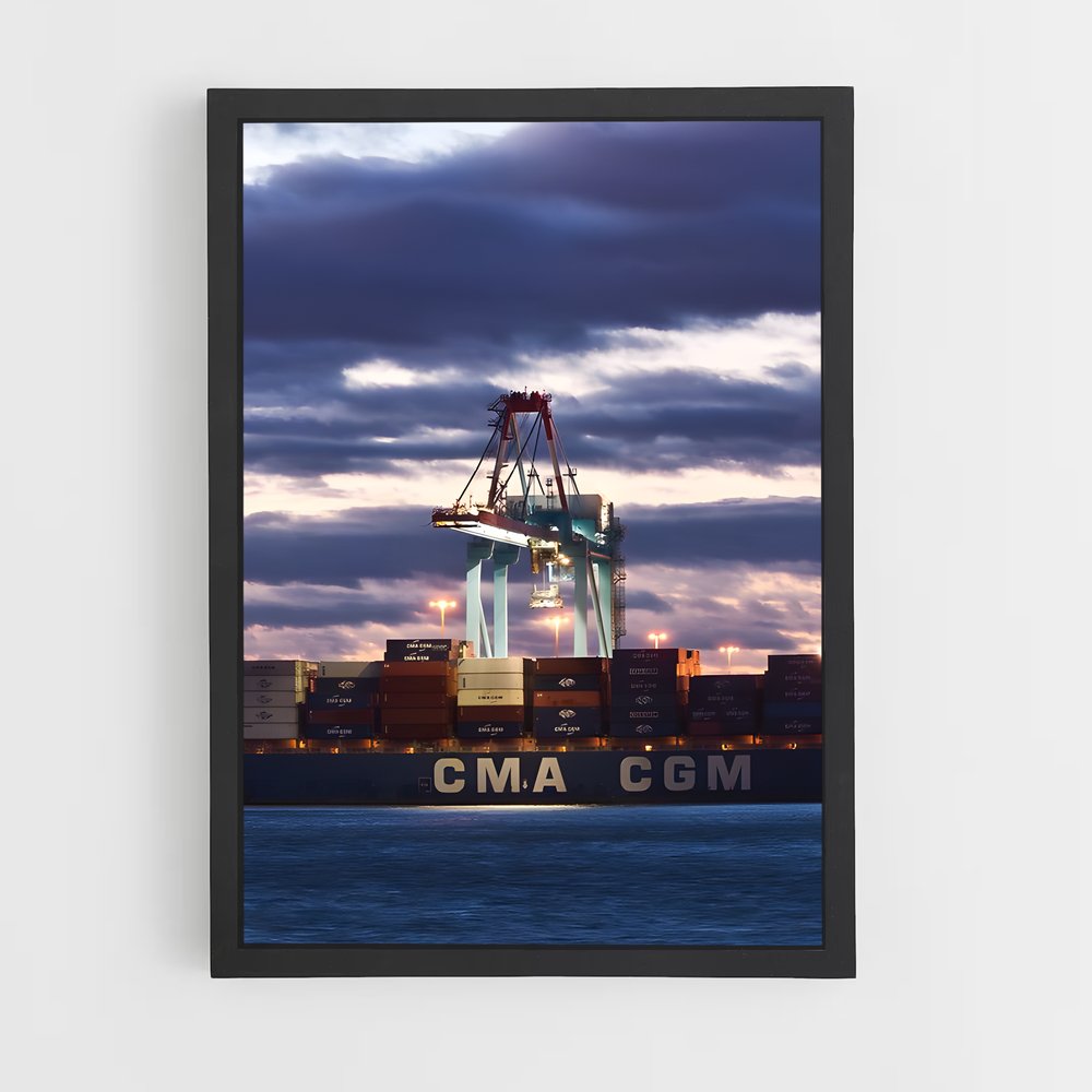 ap-container ships-12 cadre Noir