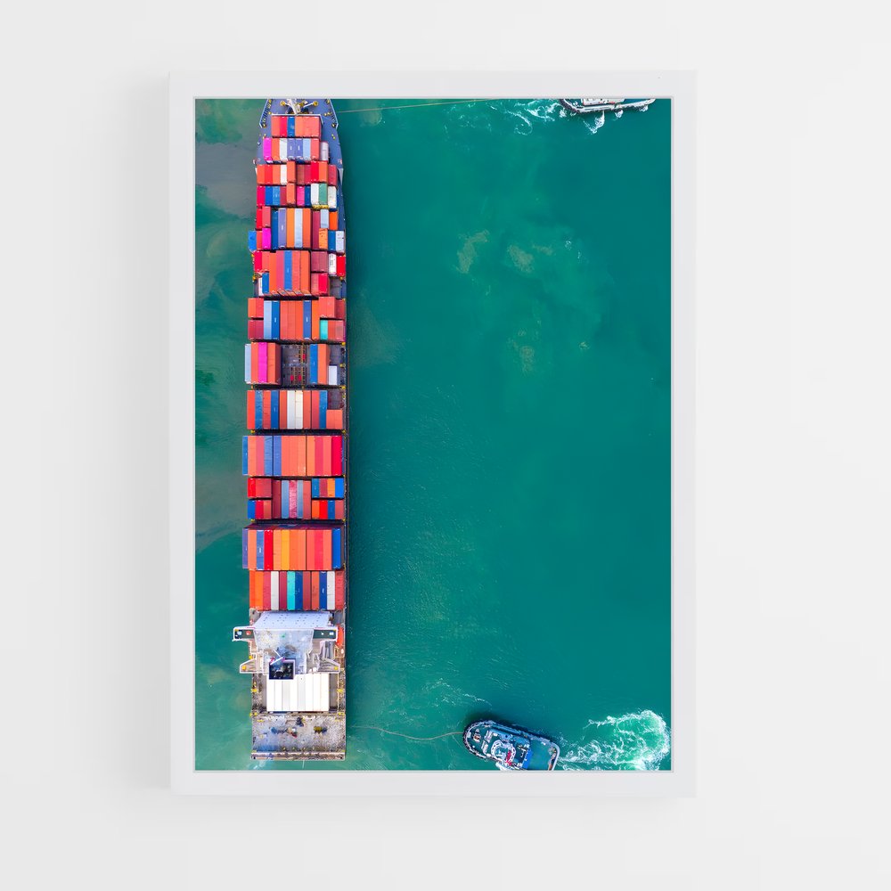 ap-container ships-2 cadre Blanc