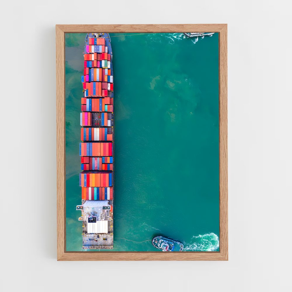 ap-container ships-2 cadre Bois clair