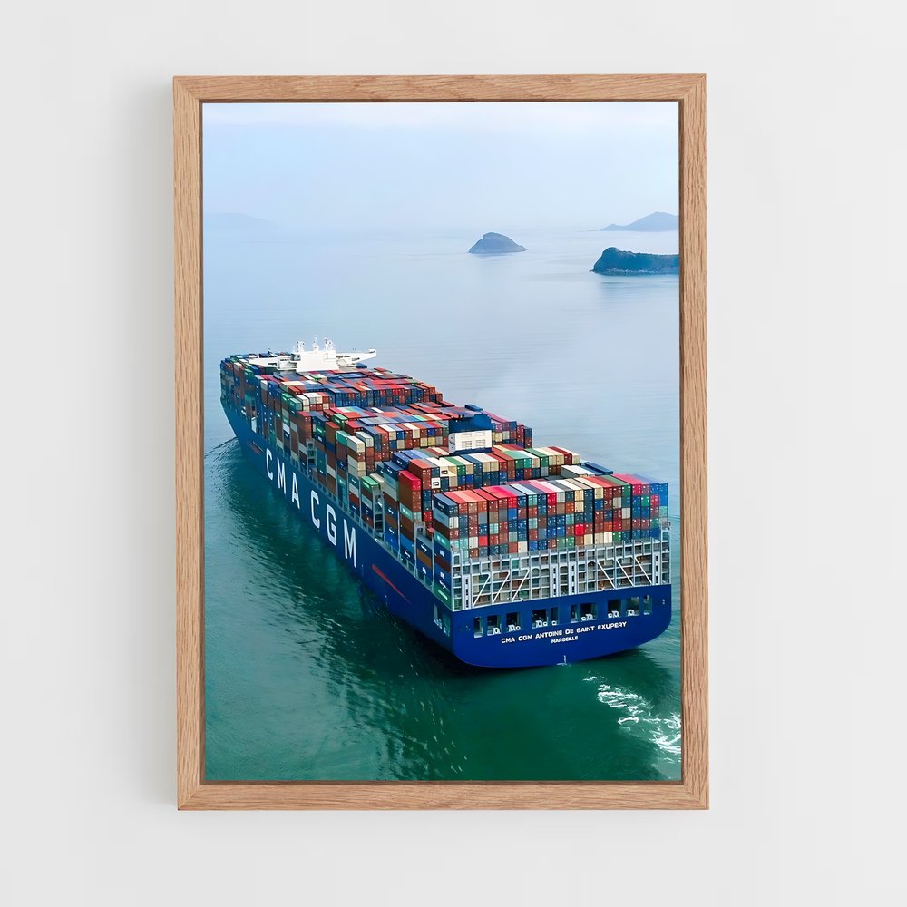 ap-container ships-4 cadre Bois clair