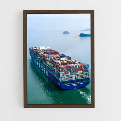 ap-container ships-4 cadre Bois foncé