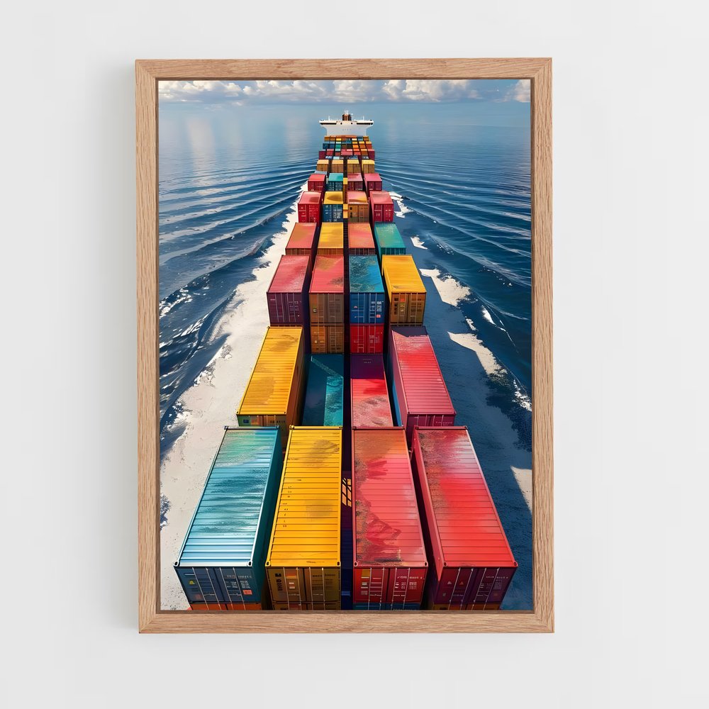 ap-container ships-6 cadre Bois clair