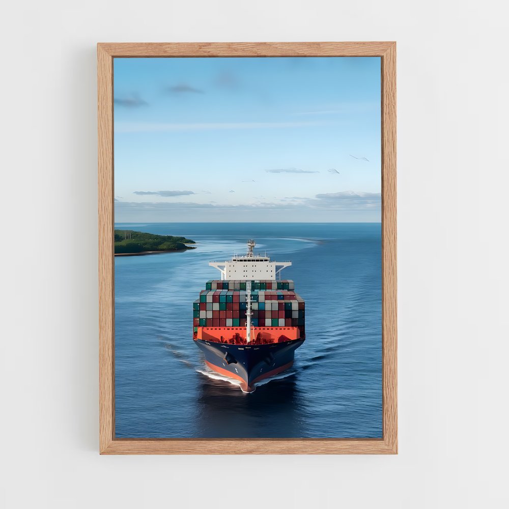 ap-container ships-8 cadre Bois clair