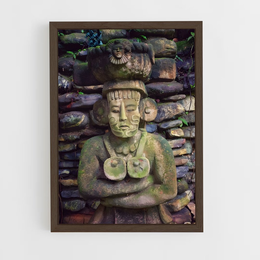 ap-copan ruinas-2 cadre Bois foncé